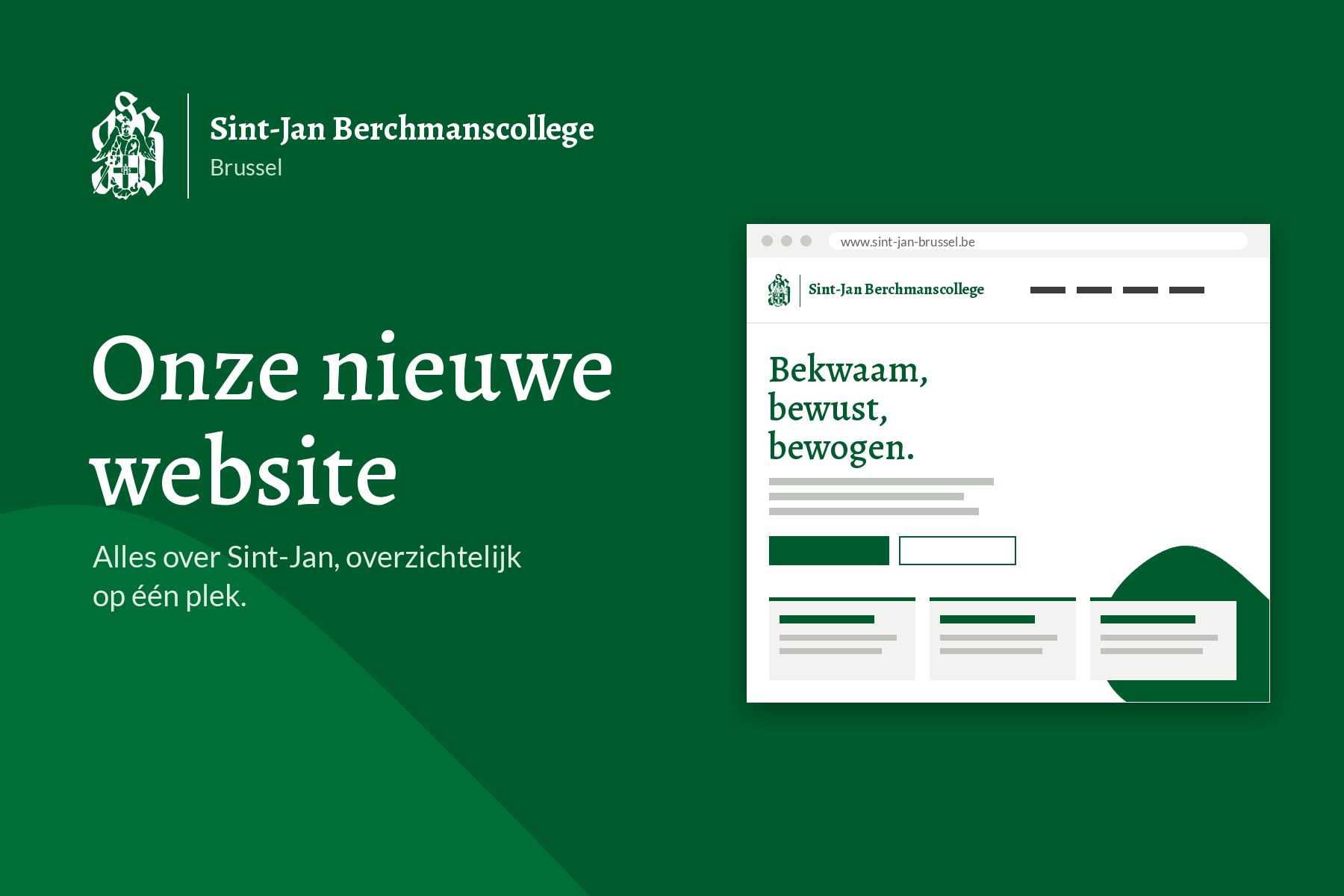 Onze nieuwe website is online